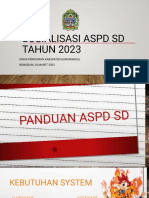 Sosialisasi Aspd SD TAHUN 2023: Dinas Pendidikan Kabupaten Gunungkidul Wonosari, 20 Maret 2023