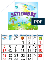 CALENDARIO SETIEMBRE