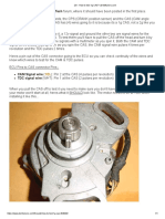 CAM Signal Wire (TDC Signal Wire (WHT) : Pin 1 at The CAS (2 Pulses Per Revolution)