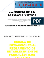 Filosofia de La Farmacia Y Etica: QF Neuman Mario Pineda Perez