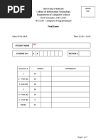 ITCS114 Final Key