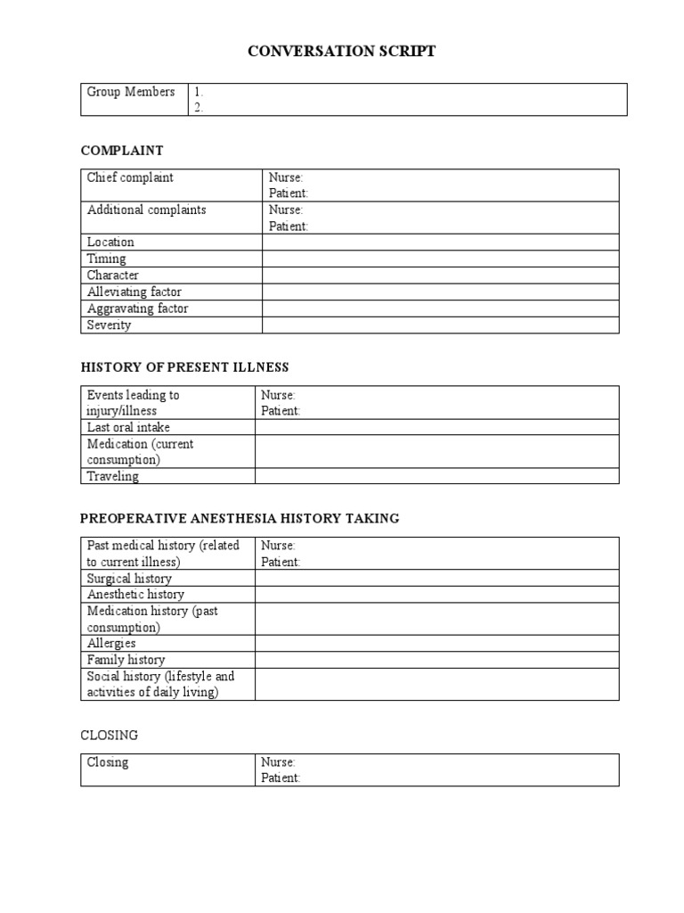 Conversation Script: Complaint | PDF