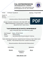 Undangan Syukuran Digipreneur 2023