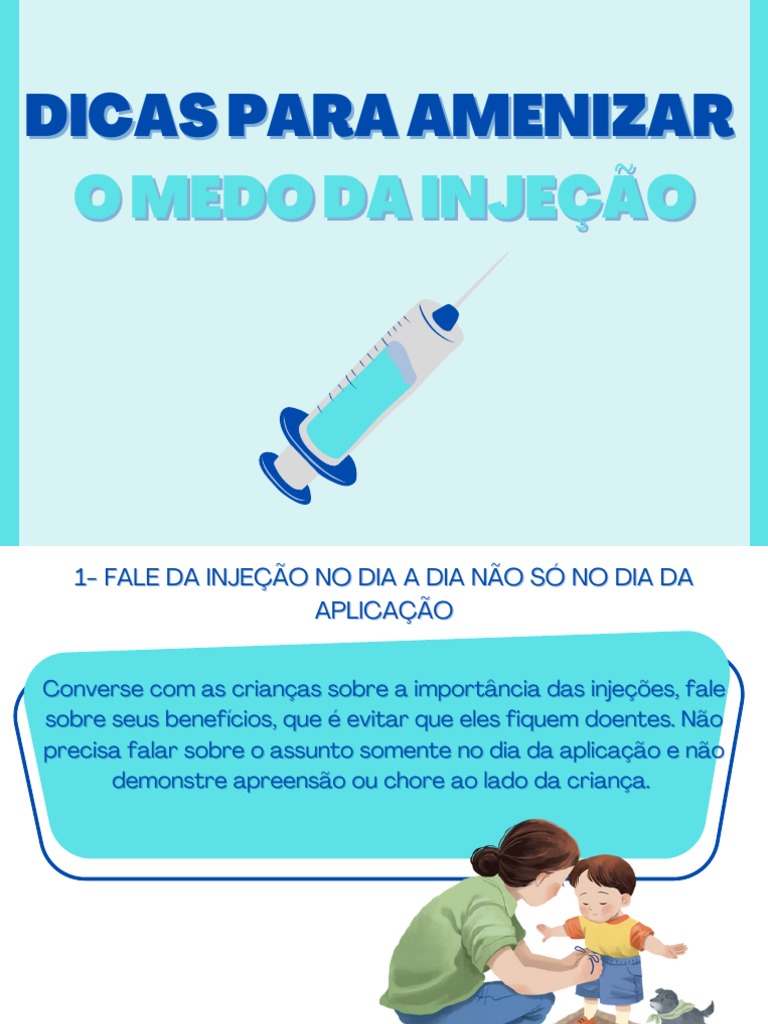 Dicas para Amenizar o Medo Da Injeção | PDF