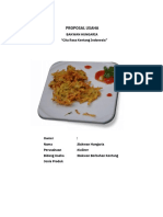 Proposal Usaha: Bakwan Hungaria "Cita Rasa Kentang Indonesia"