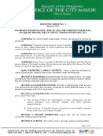 EO No. 1 S. 2022 Guidelines On Liquor Ban and Lifting of Curfew Until June 30 2022 DS