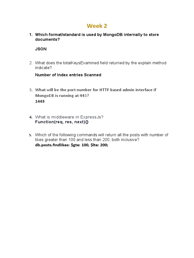 Advanced Web Development - MCQ Answers | PDF