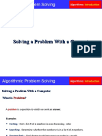 Algorithmic Problem Solving