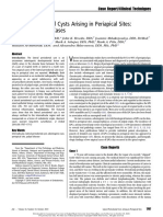 Lateral Periodontal Cysts Arising in Periapical Sites: A Report of Two Cases