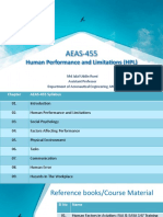 AEAS-455: Human Performance and Limitations (HPL)