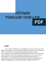 Eği̇ti̇m Psi̇koloji̇si̇