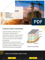 Frames Structural Analysis and Concrete Construction