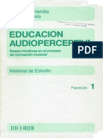 Educacion Audioperceptiva Fasciculo 01 - Emma Garmendia