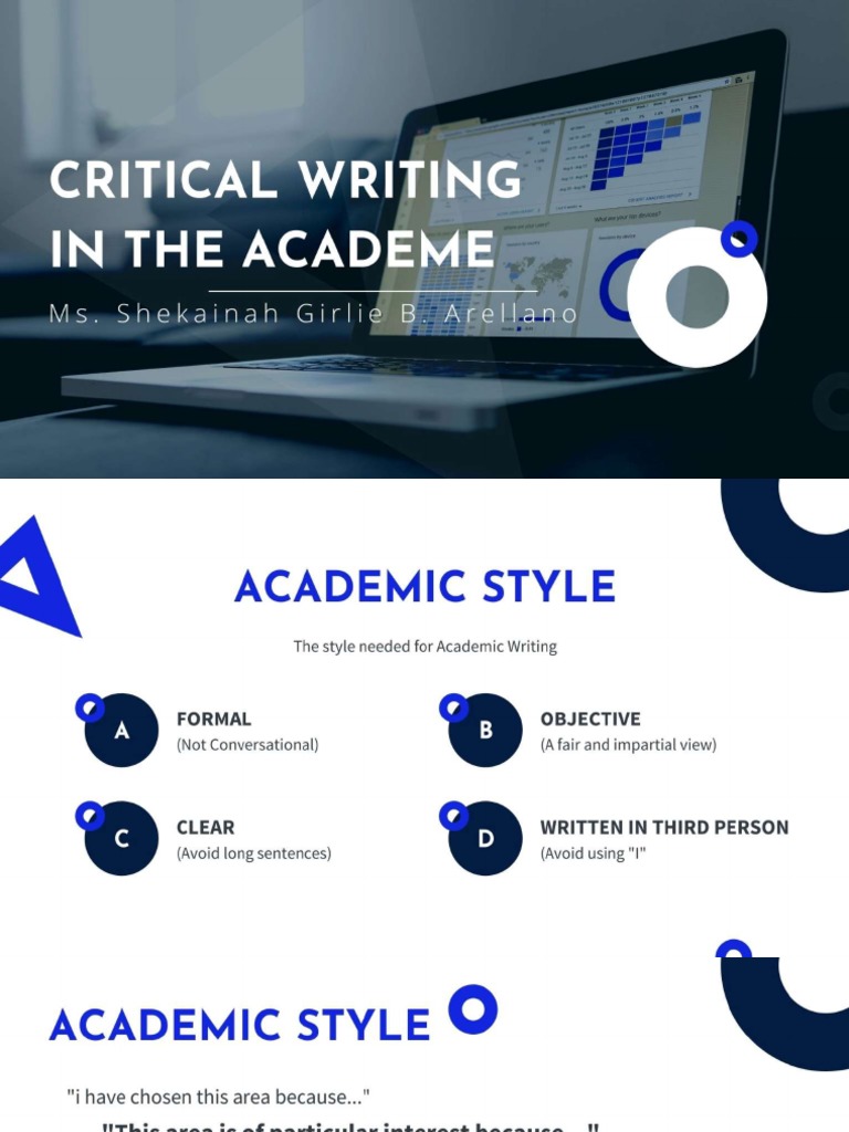Critical Writing Strategies Explained | PDF | Persuasion | Critical ...