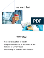 Urine Ward Test - Fundamentals of Nursing