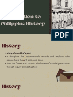 Introduction To Philippine History 1