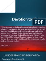 Devotion To Christ