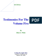 Ellen G. White - Testimonies For The Church Volume Five