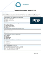 Edinburgh Postnatal Depression Scale EPDS Online Assessment - Form