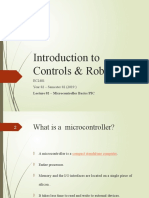 Introduction To Controls & Robotics: EC2481 Year 02 - Semester 02 (2019)