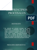 Los Principios Procesales: M.A. Marco Antonio Barrios Barrios