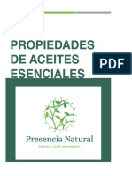 Aceites Esenciales propidades