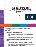 IAS 10 - Events After Reporting Date