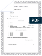 Daftar Riwayat Hidup: Pendidikan