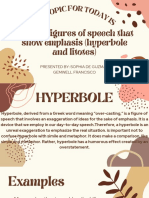 OU RT Opic For Today I S: Identify Figures of Speech That Show Emphasis (Hyperbole and Litotes)