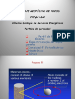 PERFILAJE GEOFÍSICO - Porosidad - 2020