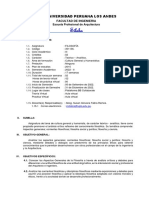 Silabo Filosofía Arq. 2022-Ii PDF