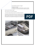 El Objeto Tiene Menor Densidad Que El Fluido: Ejercicio 2 ¿Por Qué Razón La Lámina Extendida Se Hunde en El Agua?