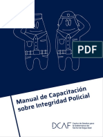 Manual de Capacit Ación Sobre Int Egridad Policial