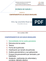 8 - Comportamiento de Los Suelos Granulares 2023-1