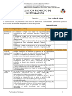 Rubrica Evaluacion Proyecto de Investigación