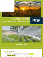 Chapter-1 (Part-Ii) Crop Production and Management