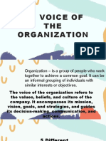 Voice of The Organization
