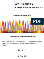 Baca Tulis Qur'An Hukum Nun Dan Mim Bertasydid: Ihdan Wahyu Wibowo