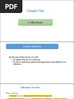 Lecture 1 - Collections Modified