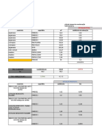 Cálculo Tempo de Reverberação Materiais Superfície M Coeficiente de Absorção