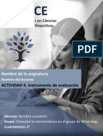 Instituto Superior en Ciencias Empresariales & Deportivas: Nombre de La Asignatura