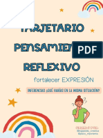 Pensam Reflexiva Tarjetas