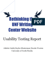 Usability Test Report Revised