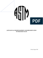 Astm - Astm Manual For Development and Implementation of Strategic Plans