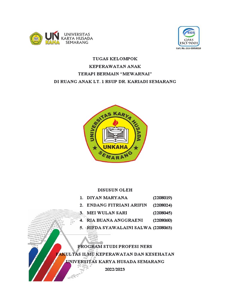 Terapi Bermain Anak LT 1 | PDF