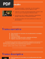 Tipos de Tramas Textuales y Ejemplos | PDF | Trama (narrativa)