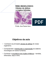 Sistema Imunológico: Células de Defesa e Órgãos Linfoides: Profa. Ana Paula Horn