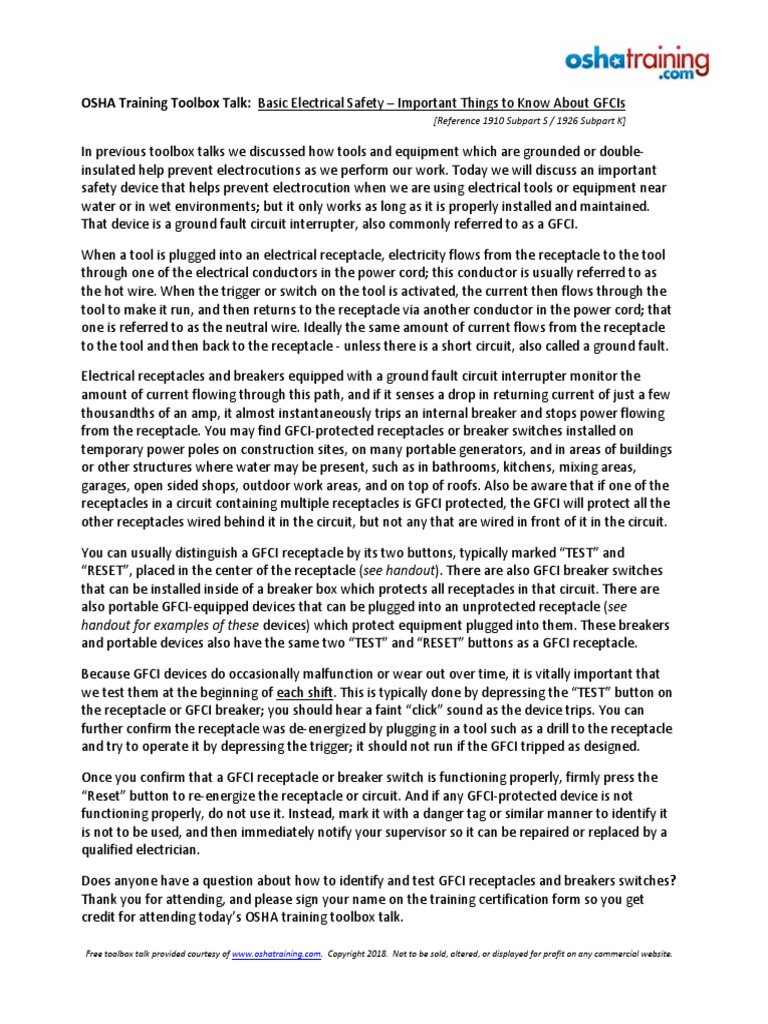 TBT Electrical Safety 4 PDF Ac Power Plugs And Sockets Electricity