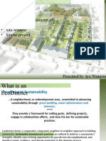 Architecture AM2 Content: - Representing The Concept of Ecodistrict - Site Analysis - Similar Project