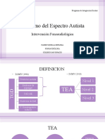 Trastorno Del Espectro Autista: Intervención Fonoaudiológica